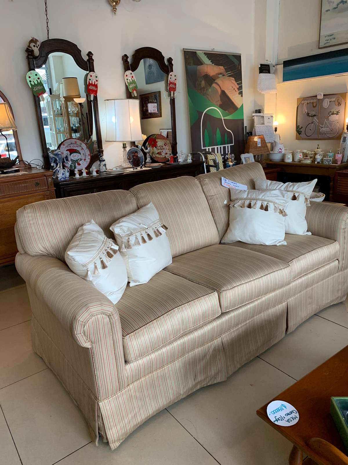 Sofa tres cuerpos ETHAN ALEN - Imagen 2