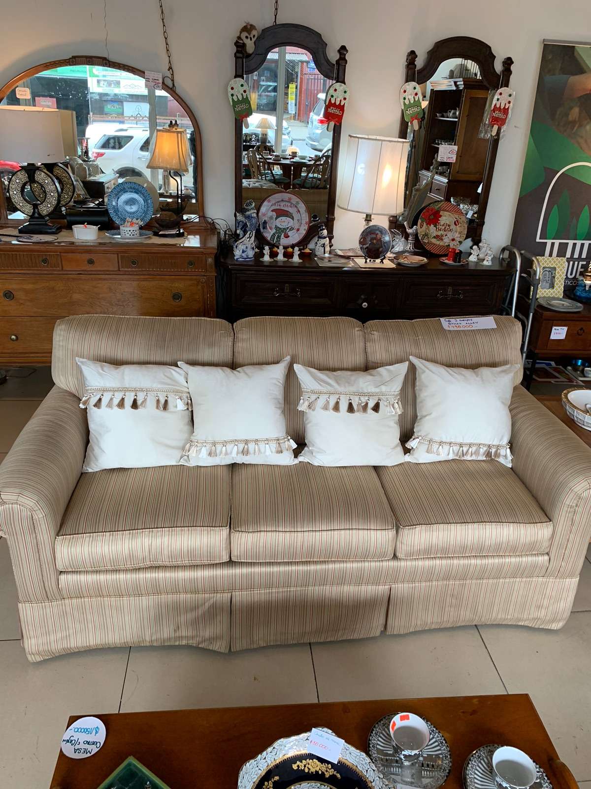 Sofa tres cuerpos ETHAN ALEN