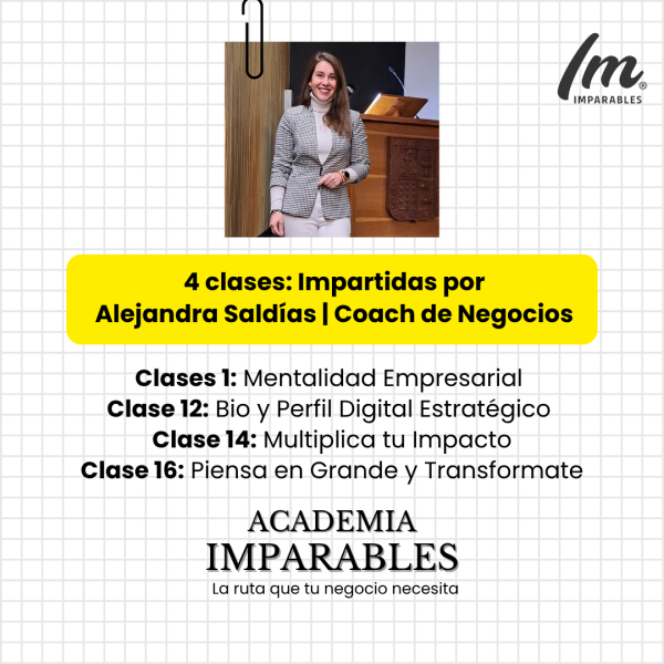 Pack 4 clases: Profesora Alejandra Saldías