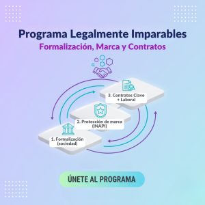 Programa Legal para Emprendedoras | Formalización, Marca y Contratos
