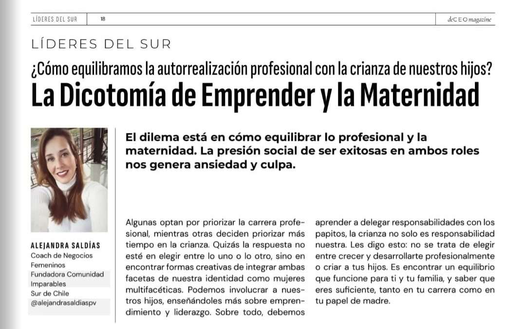 La Dicotomia de Emprender y la Maternidad